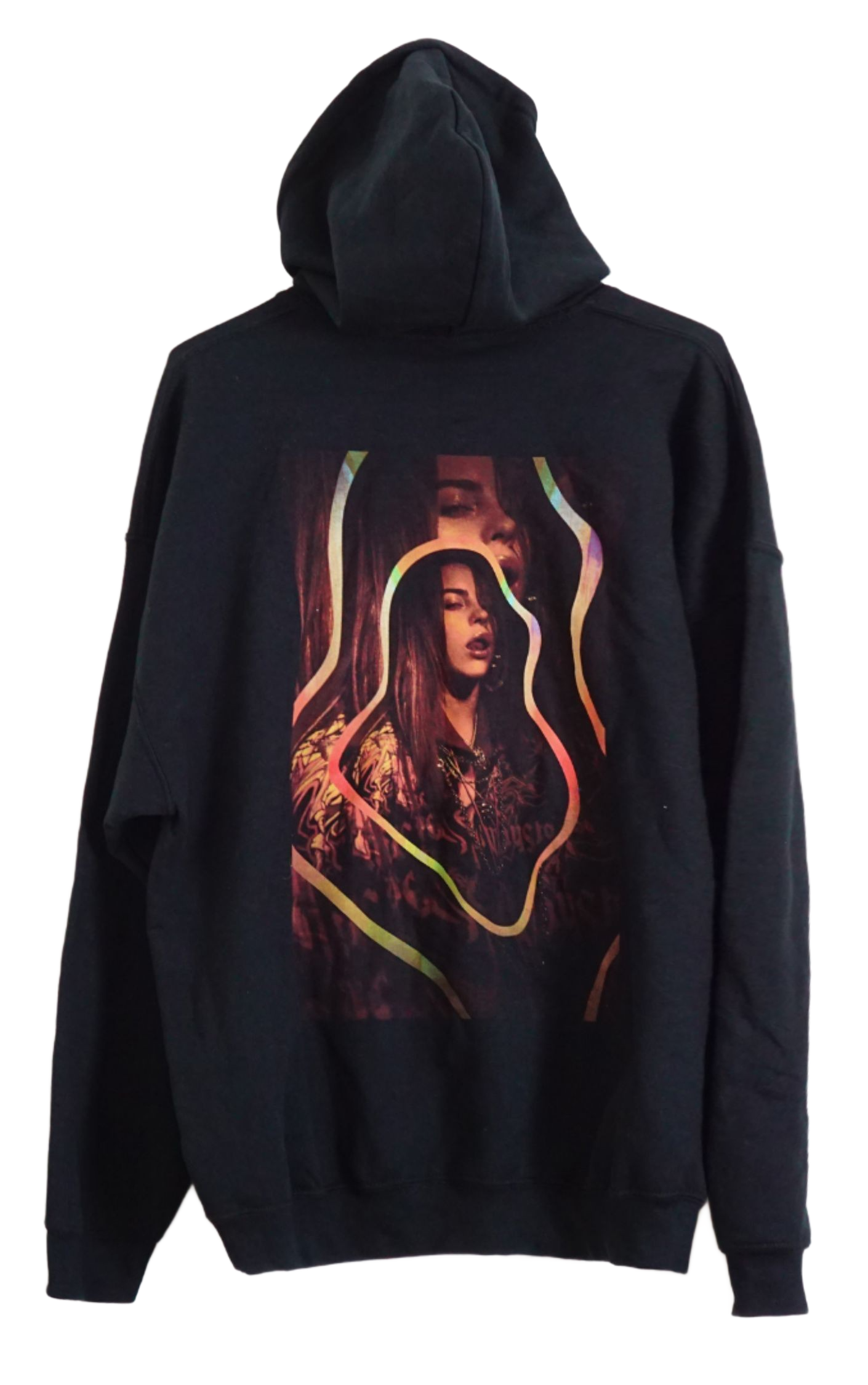 Billie Eilish Printed Black Hoodie