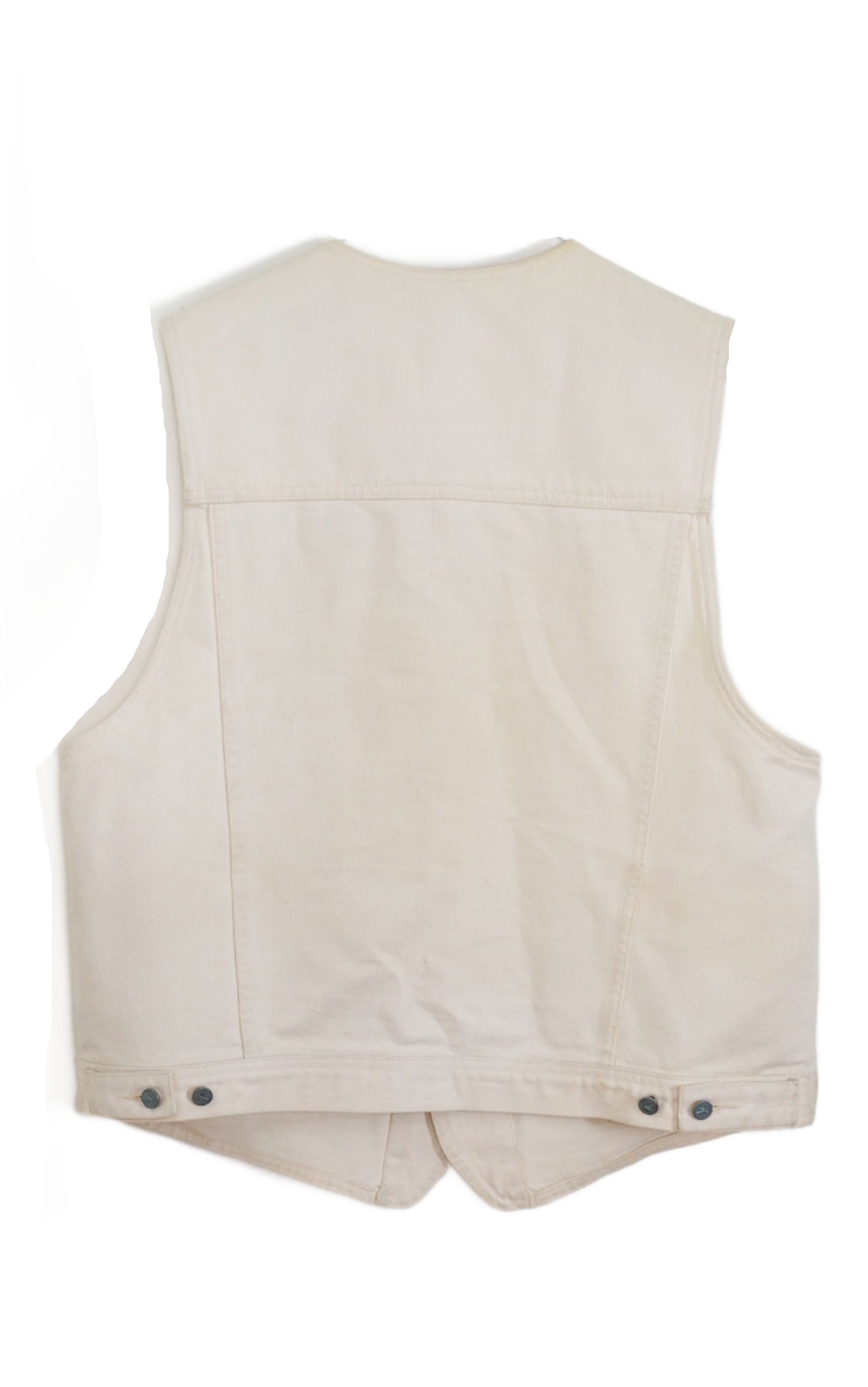 CALVIN KLEIN White Cotton Vest