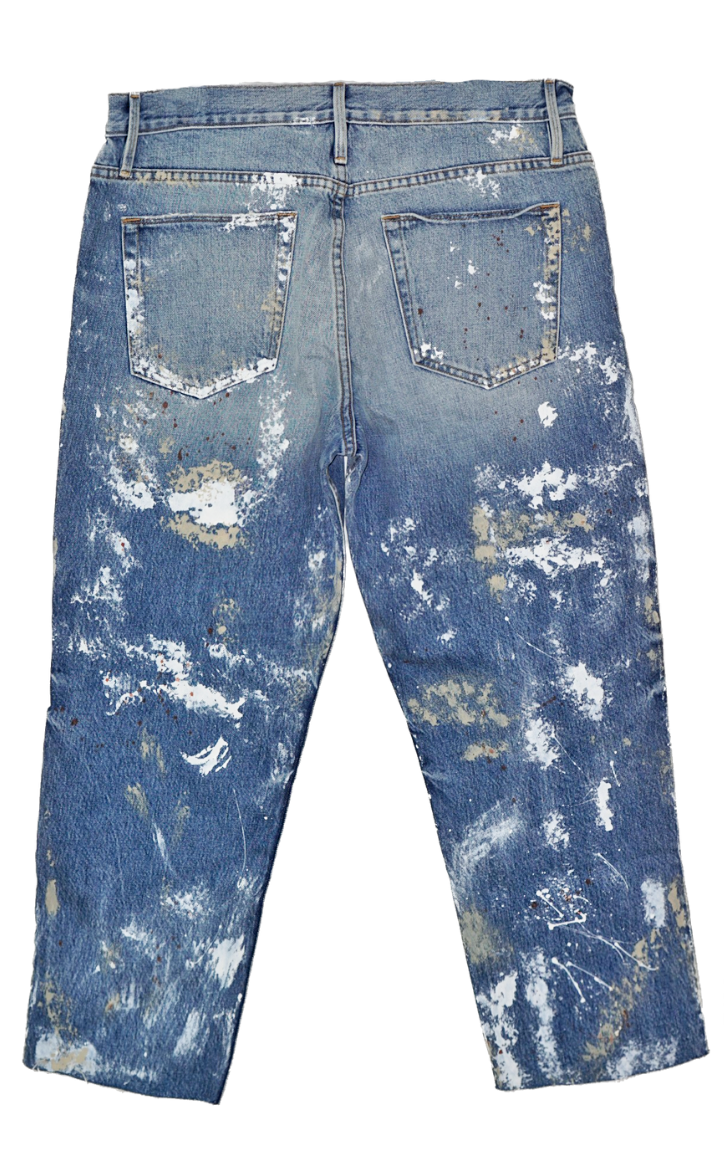 FRAME X Jordan Barrett Limited Distressed Jeans resellum