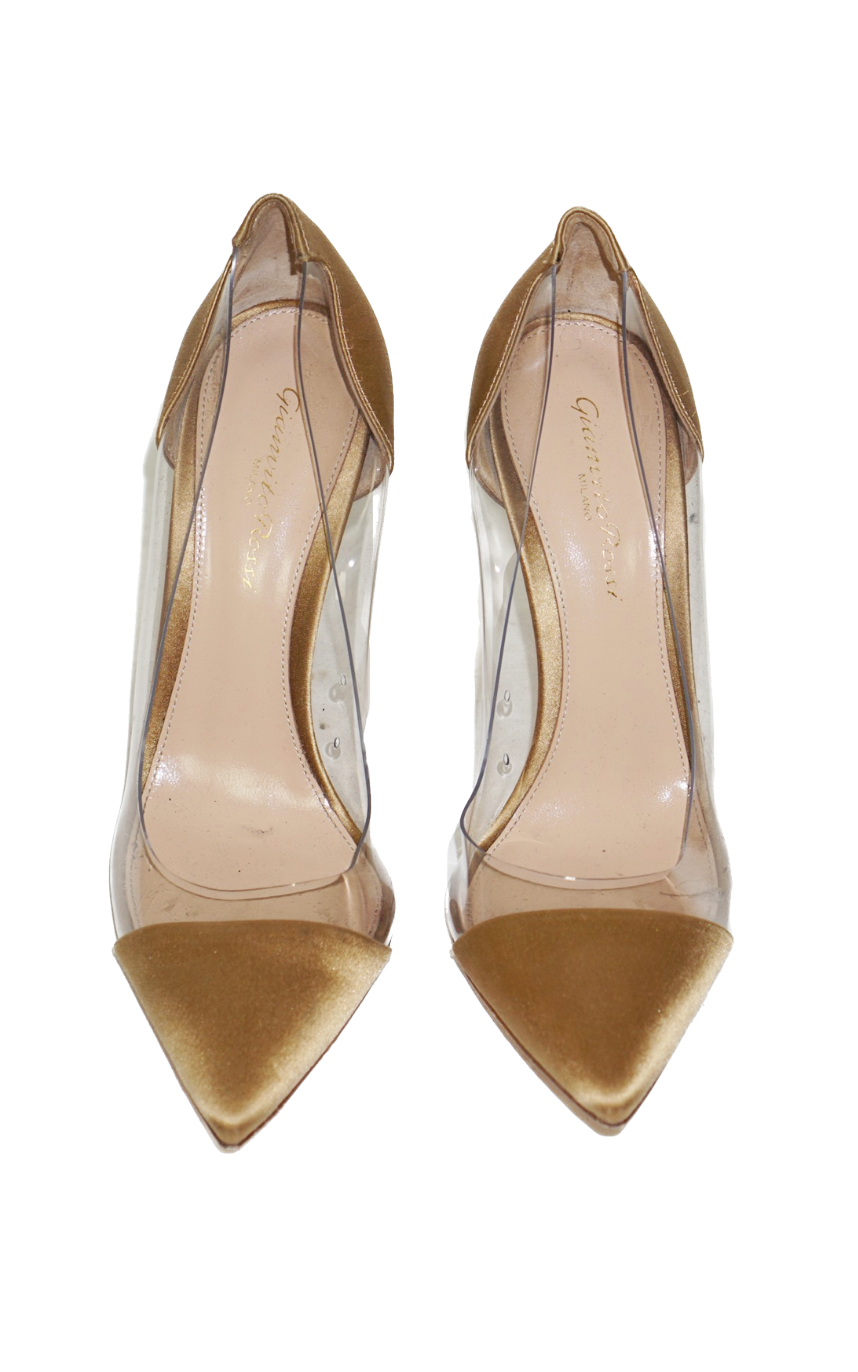 GIANVITO ROSSI Vamp Leather Stiletto Heel Booties