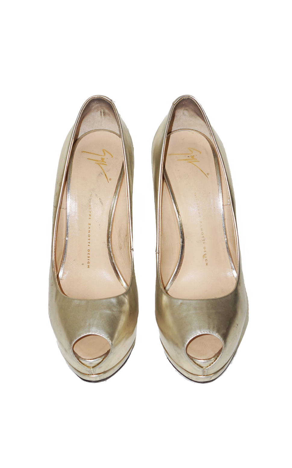 GIUSEPPE ZANOTTI Sharon Silver Pumps