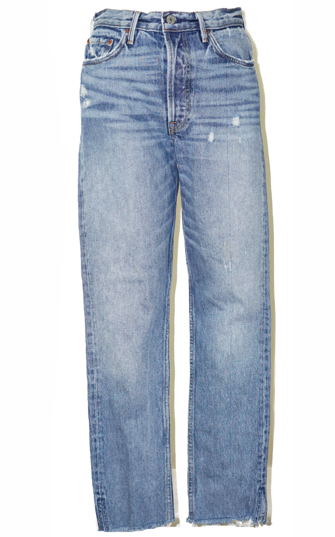 GRLFRND Karolina High Rise Straight Jeans