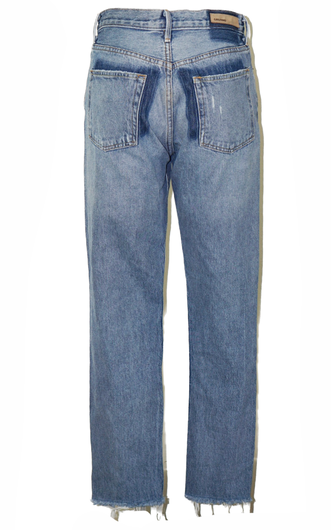 GRLFRND Karolina High Rise Straight Jeans