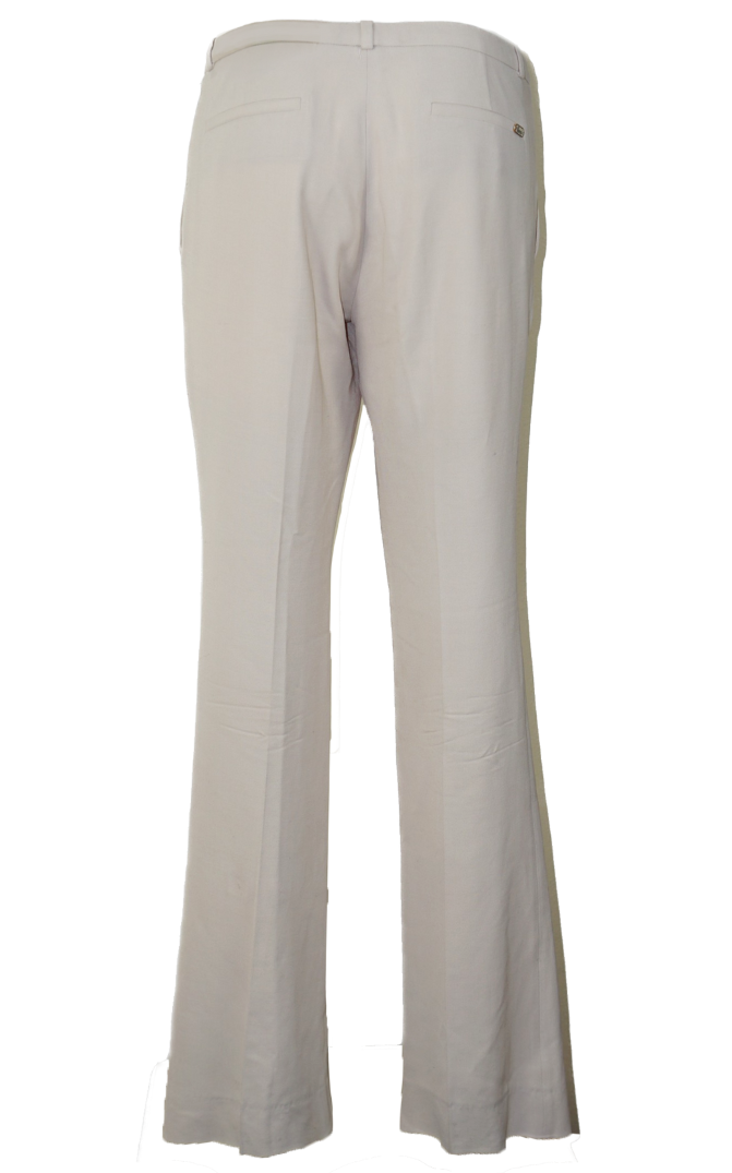 GUCCI Beige Tricotine Flared Bootcut Dress Pants resellum