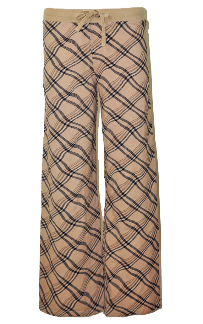 I.AM.GIA Pamela Plaid Tartan Elastic Waist Pants resellum