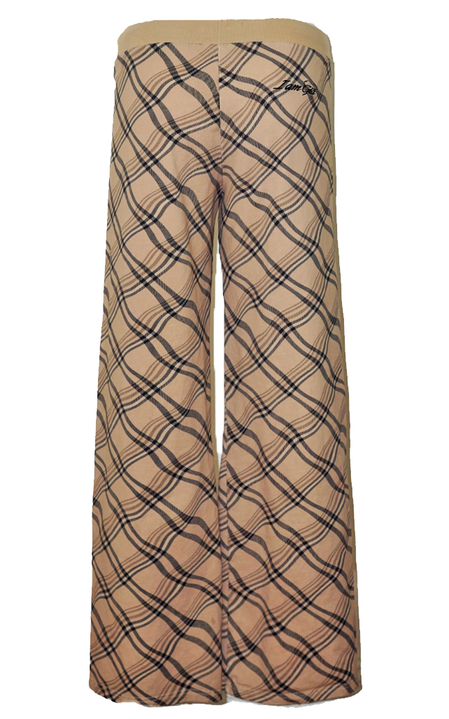 I.AM.GIA Pamela Plaid Tartan Elastic Waist Pants resellum