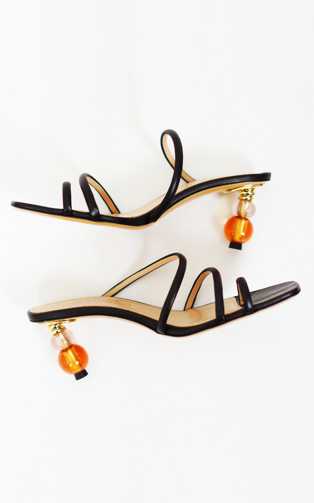 JACQUEMUS Les Sandales Noli Kitten Heel Mules