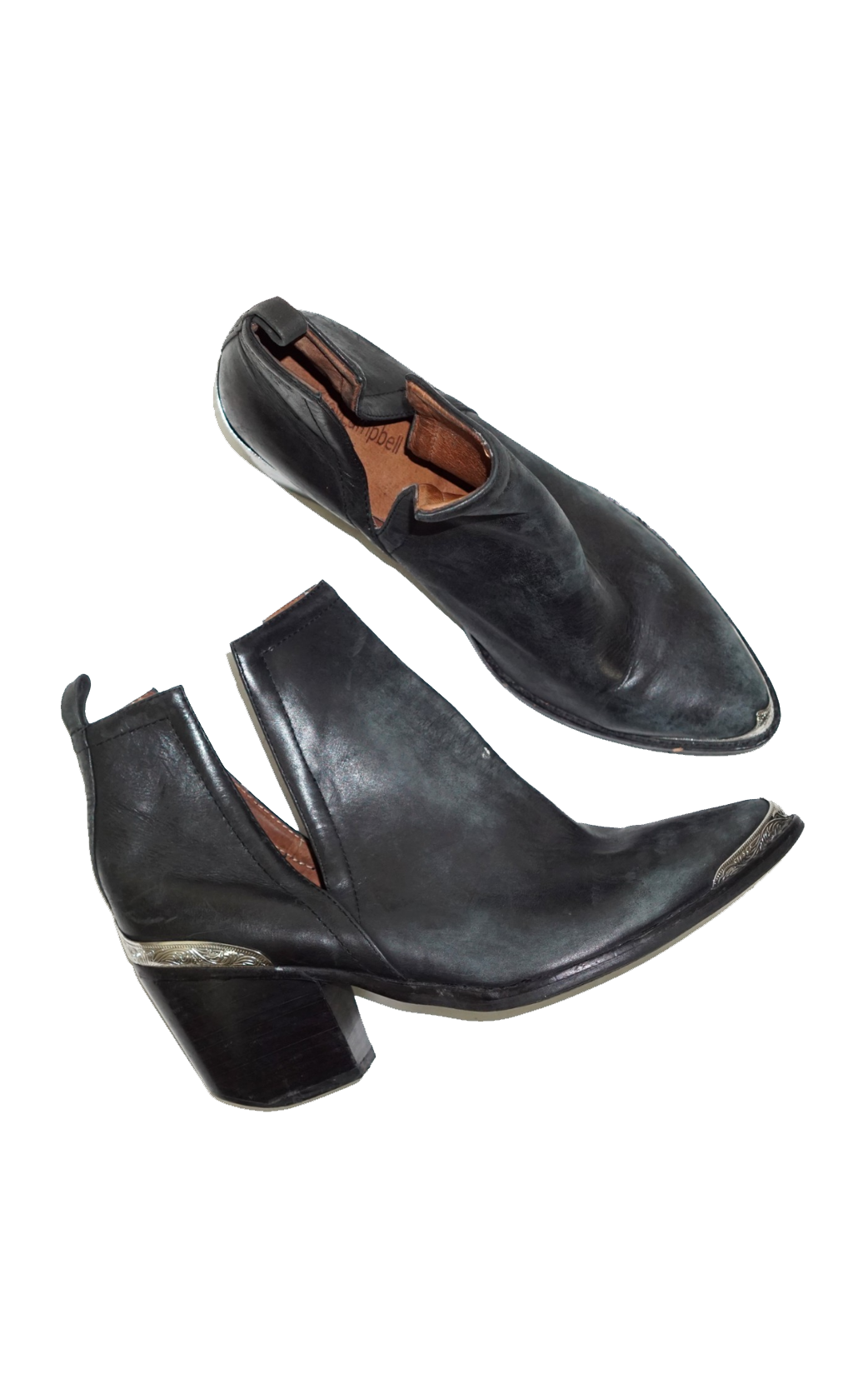 JEFFREY CAMPBELL Black Cutout Ankle Boots