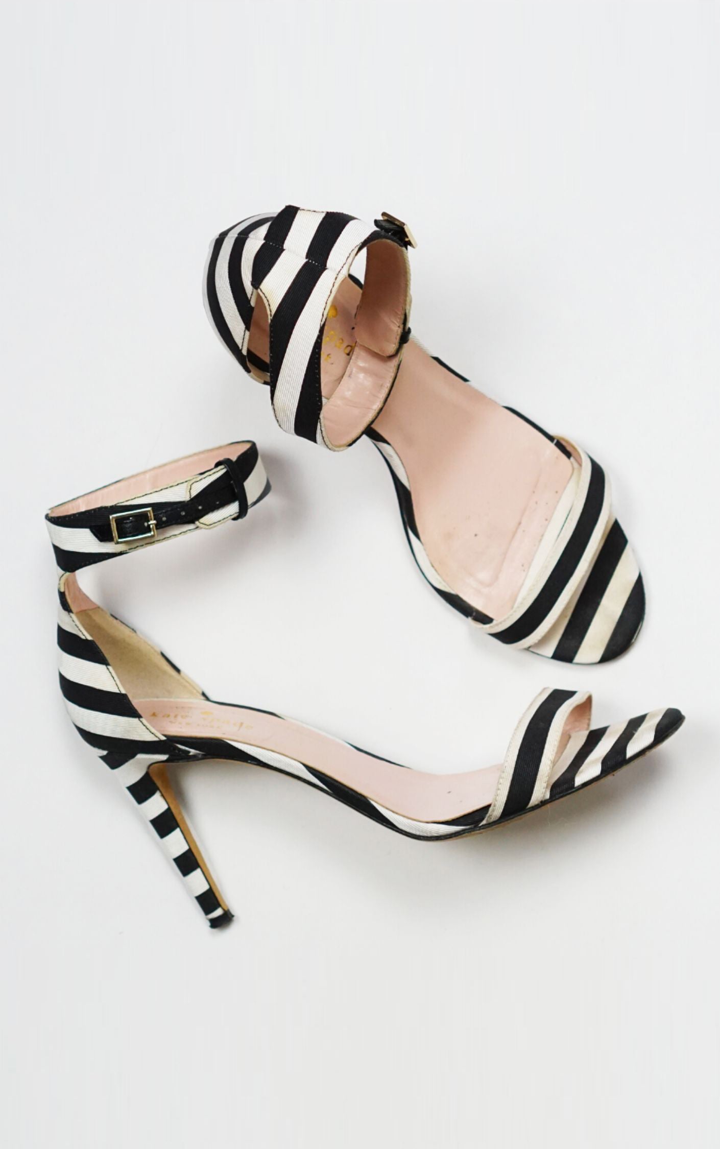 Kate Spade Striped Heel Sandals