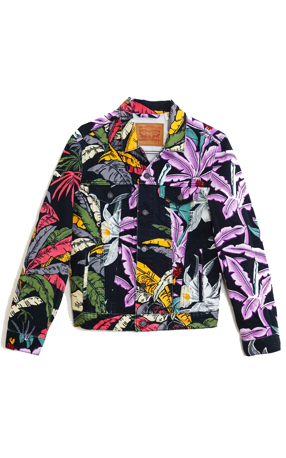 LEVI'S Denim Aloha Island Trucker Jacket