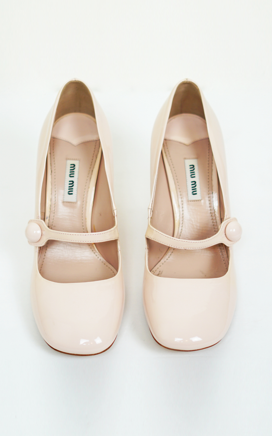 MIU MIU Pink Mary Jane Pumps