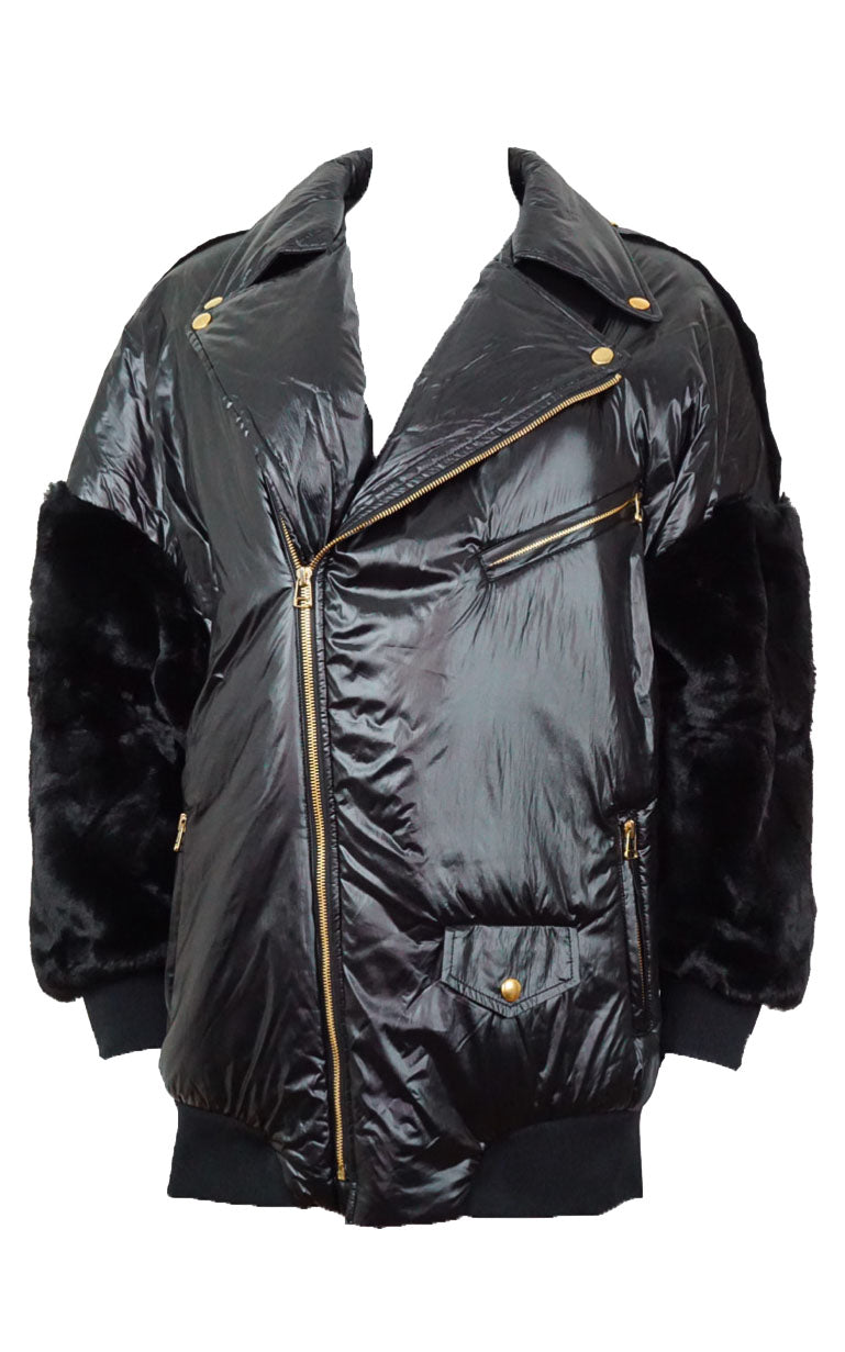 OPENING CEREMONY KYE Skew Zip Puffer Jacket