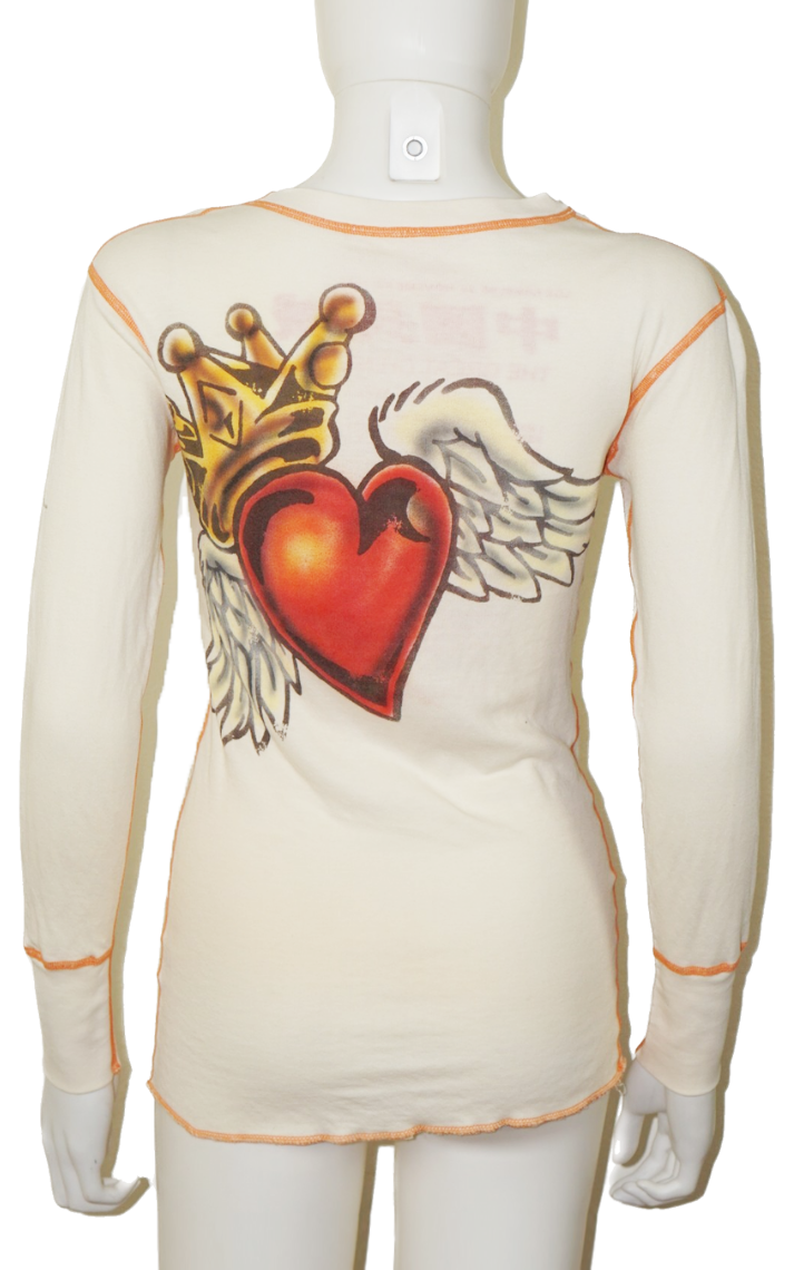 THE GREAT CHINA WALL Y2K Tattoo Sweatshirt resellum