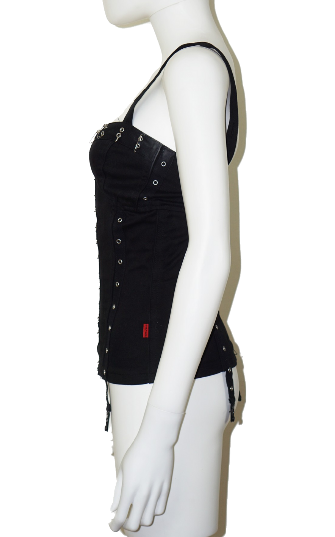 TRIPP Hook Eye Garter Corset Style Top