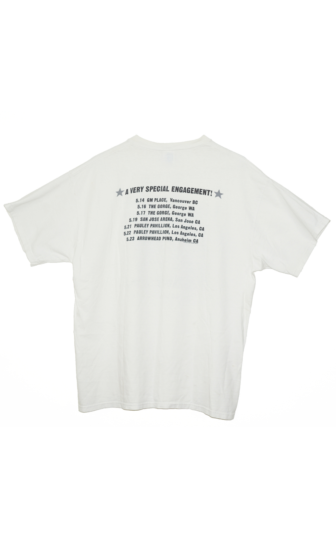 VINTAGE Bob Dylan 90s West Coast Tour T-Shirt