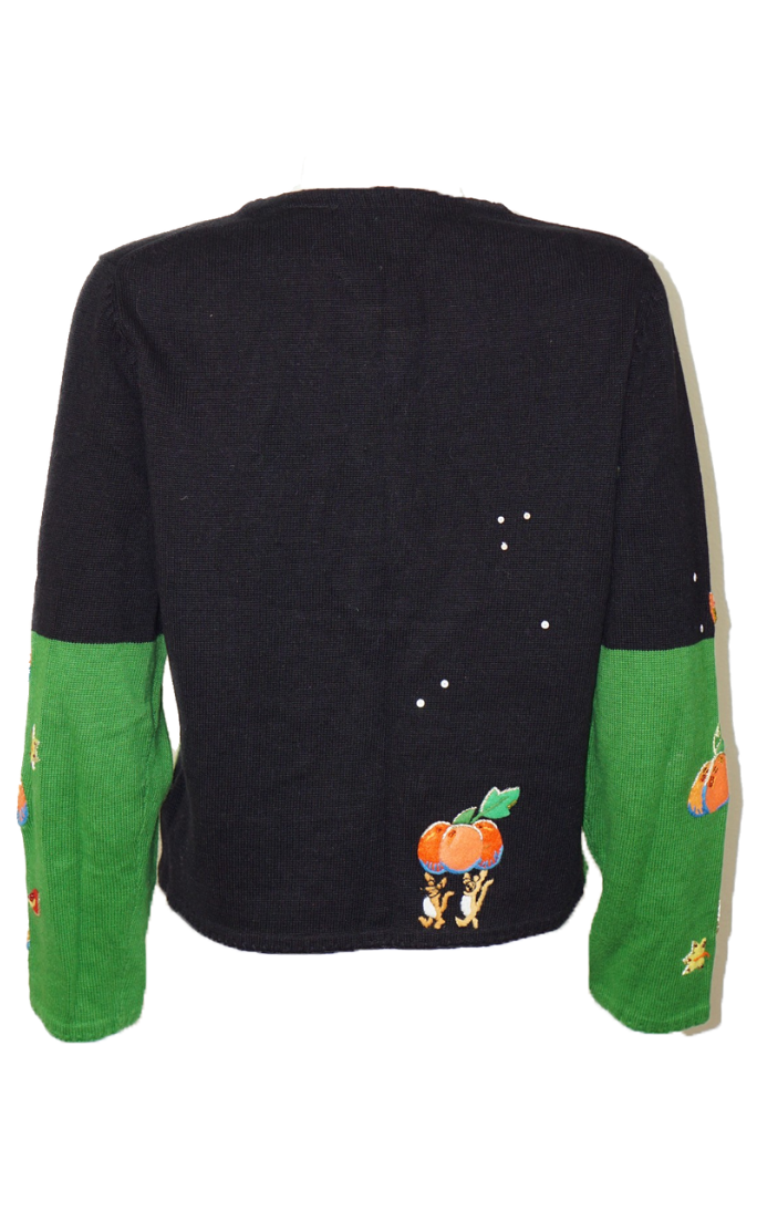 VINTAGE Michael Simon Halloween Cardigan