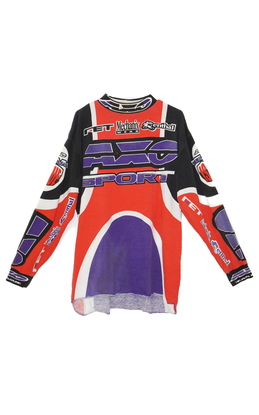 VINTAGE 90's Axo Moto Sport Racing Jersey Top