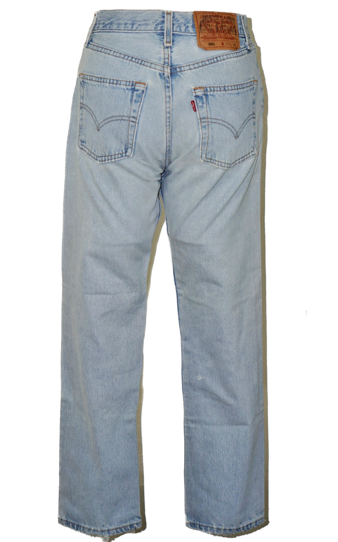 VINTAGE LEVI’S 501 80s USA Slim Jeans W 26” resellum