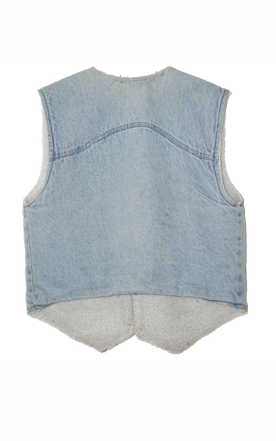 VINTAGE Levi’s 90s Denim Sherpa Vest