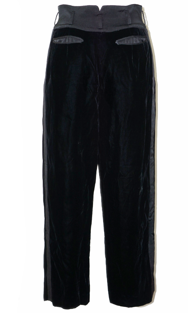 VINTAGE MATSUDA Velvet High Waisted Pants