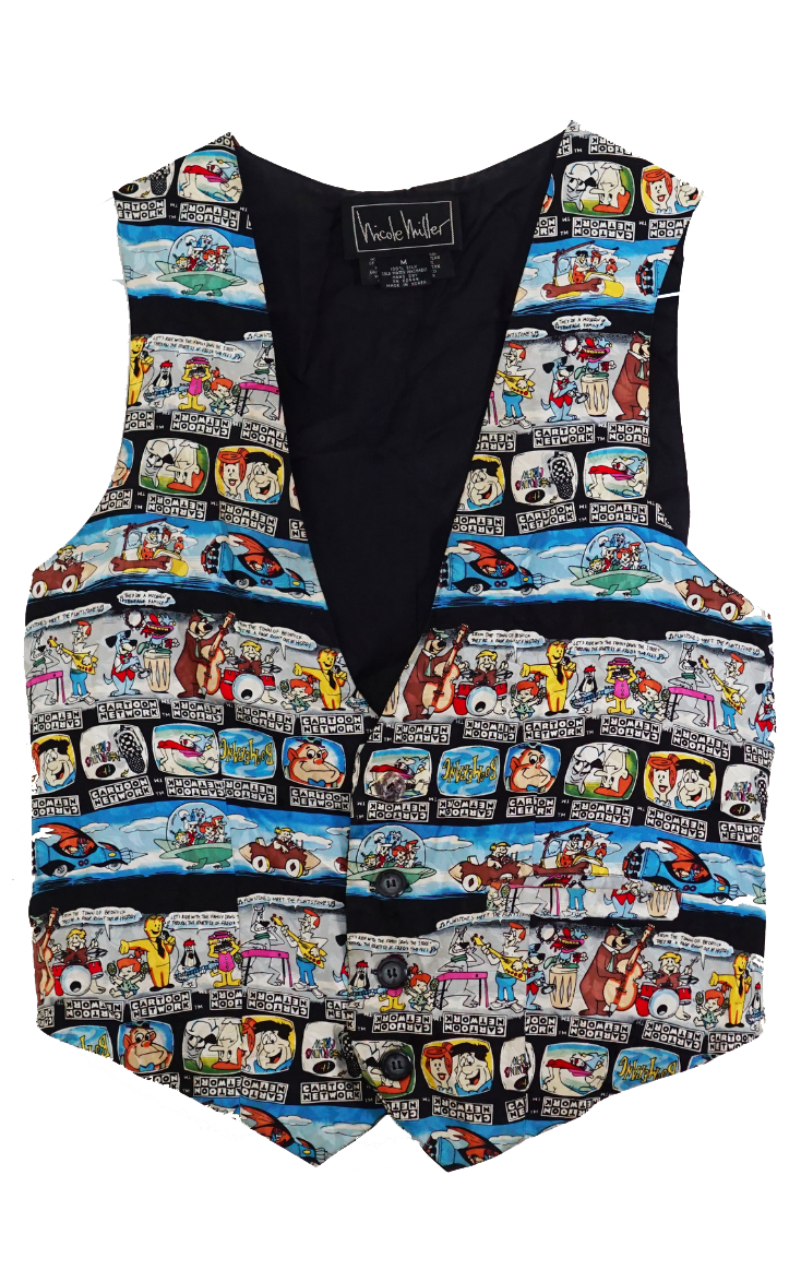 VINTAGE Nicole Miller Flintstones Vest