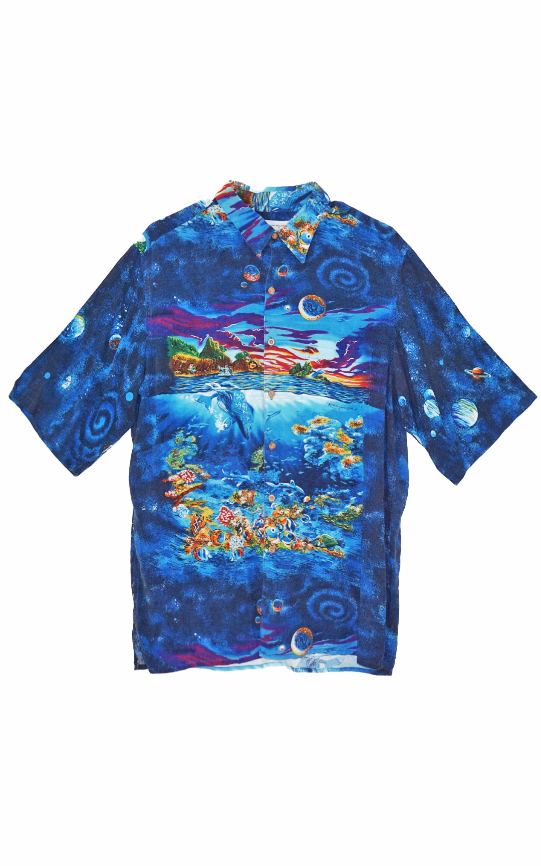 VINTAGE Reyn Spooner Underwater Sea Button Shirt