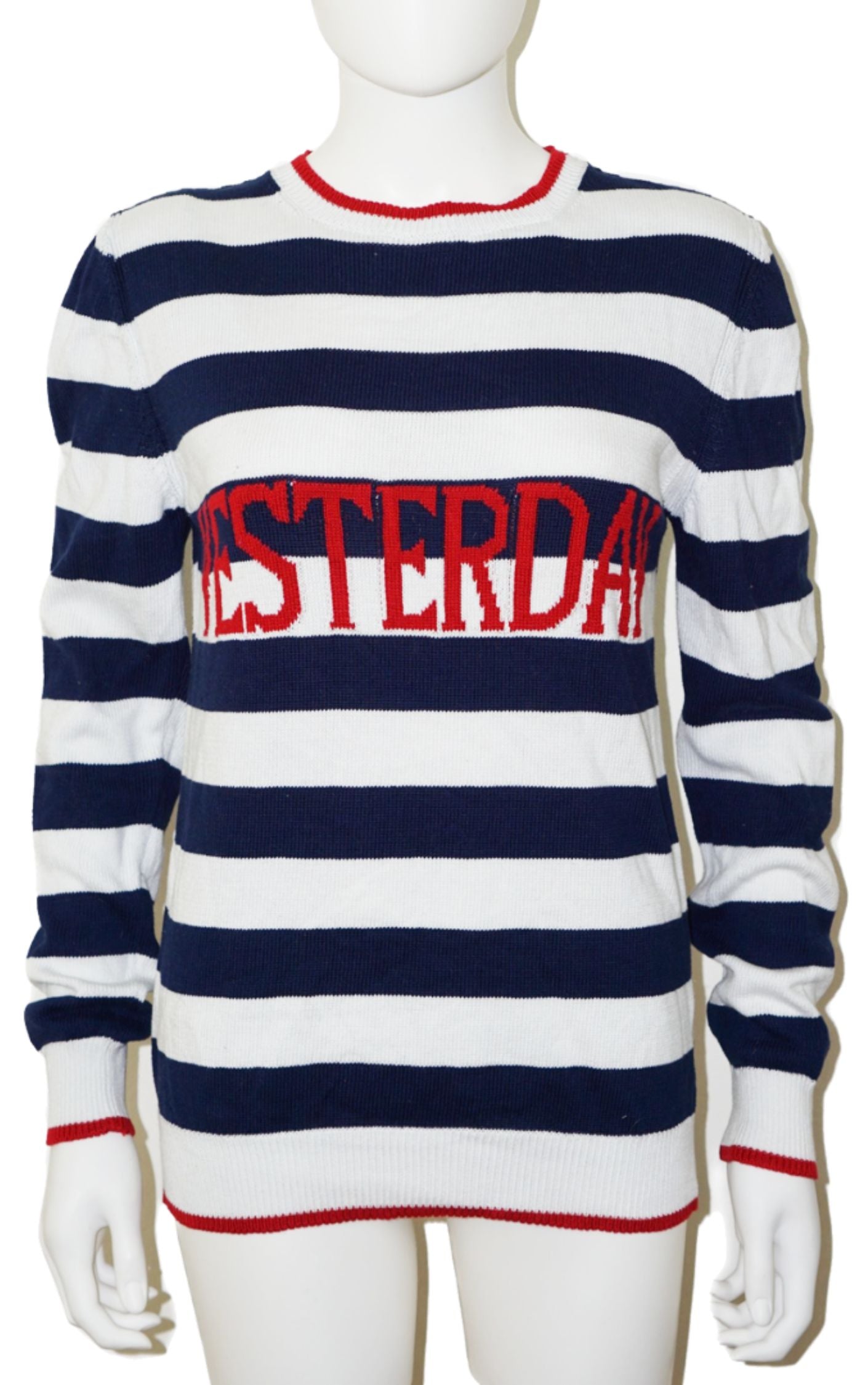 ALBERTA FERRETTI Yesterday Knit Striped Sweater resellum