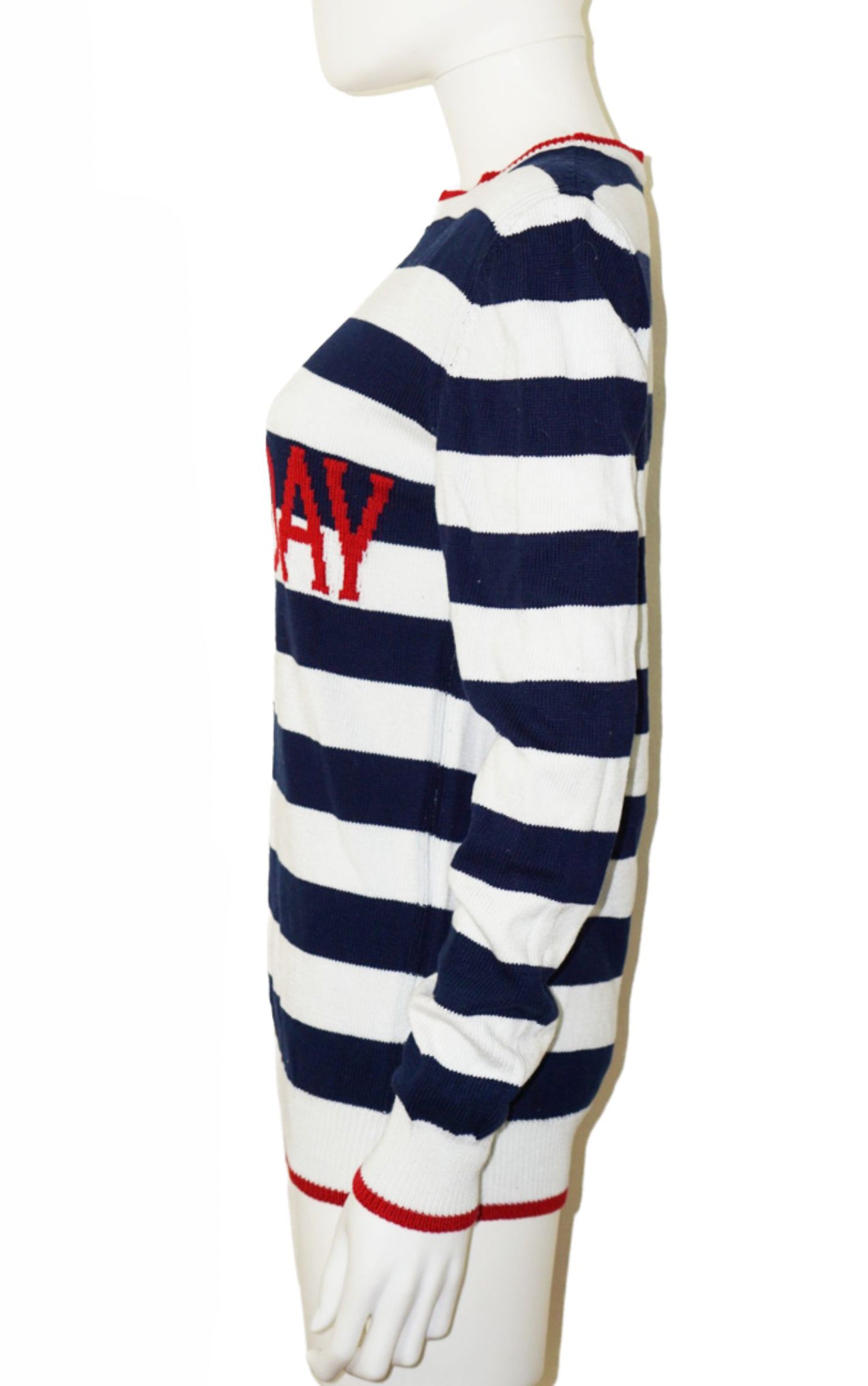 ALBERTA FERRETTI Yesterday Knit Striped Sweater resellum