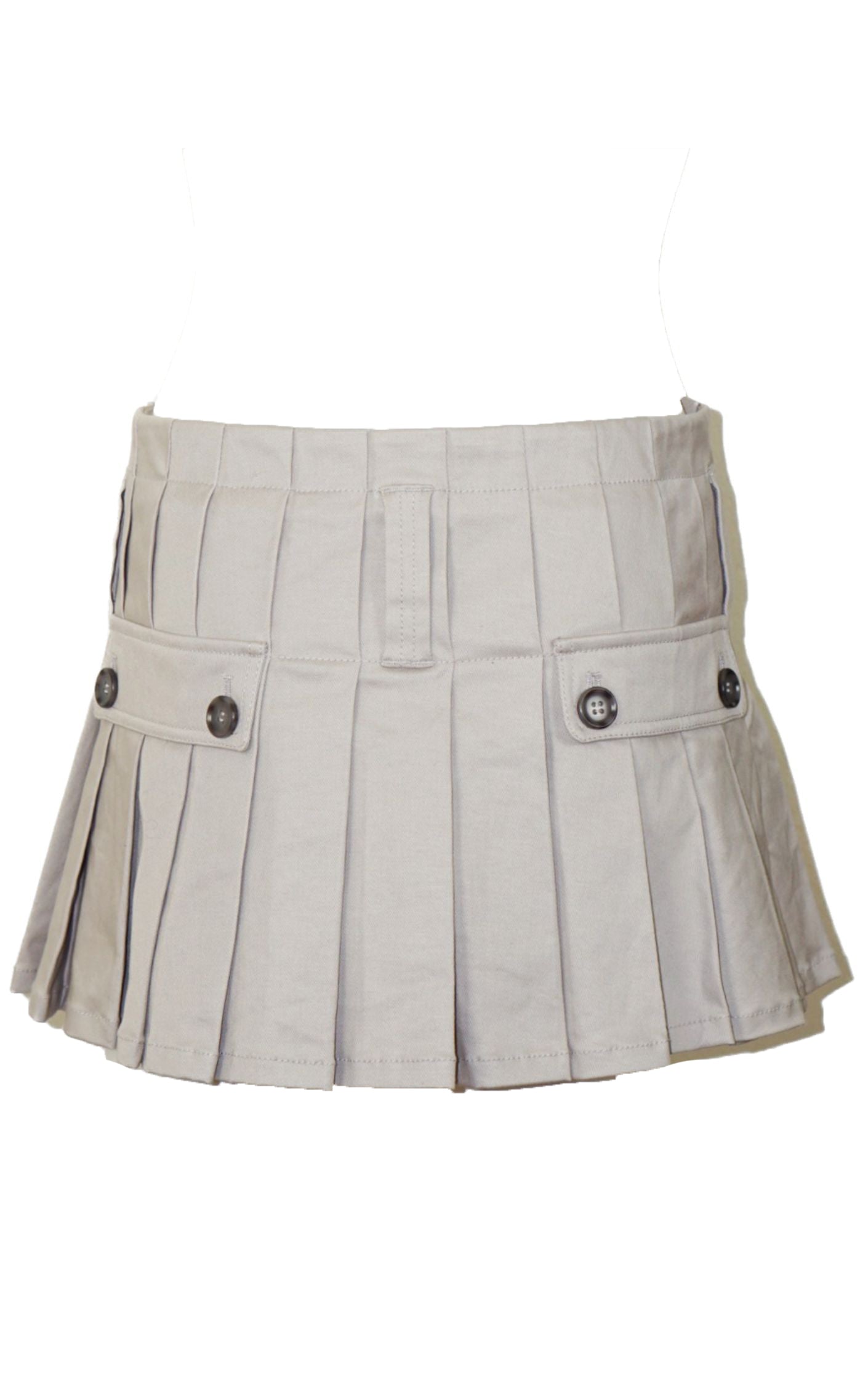 AYA MUSE Madison Beige Pleated Mini Tennis Skirt resellum
