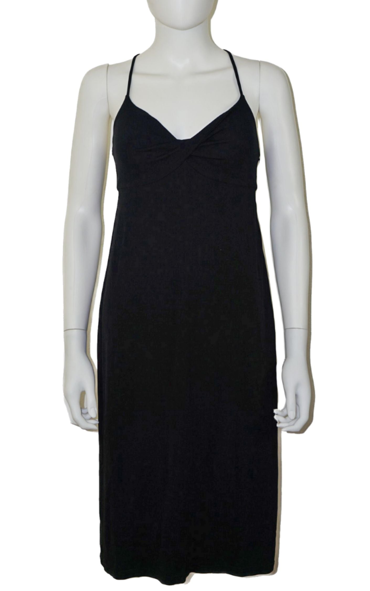 CELINE Open Back Stones Straps Cocktail Dress