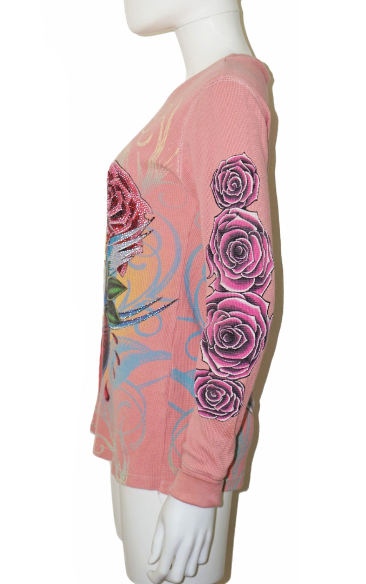 CHRISTIAN AUDIGIER Y2K Ed Hardy Long Sleeve Top resellum