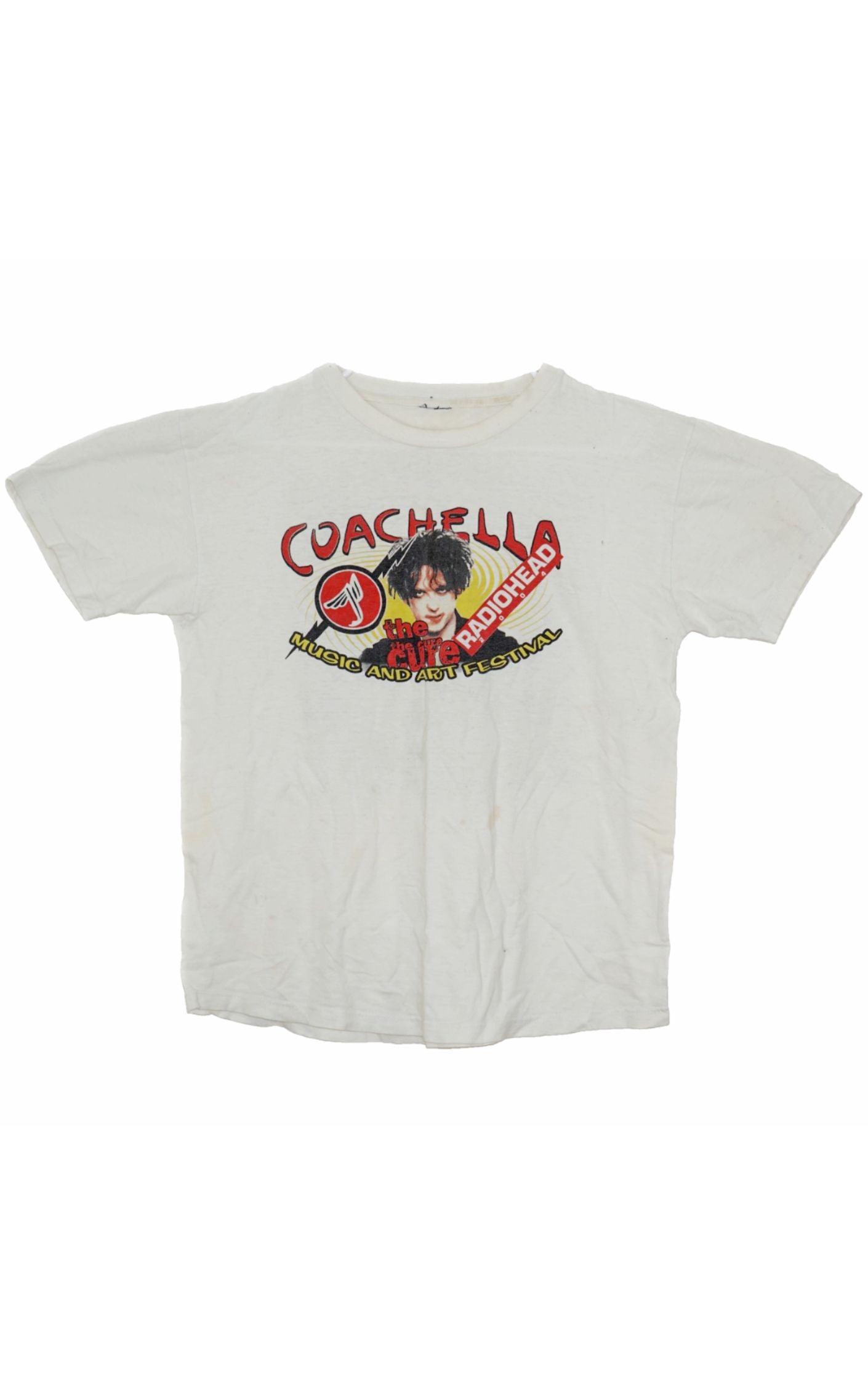 COACHELLA 2004 The Cure Radiohead T-Shirt resellum