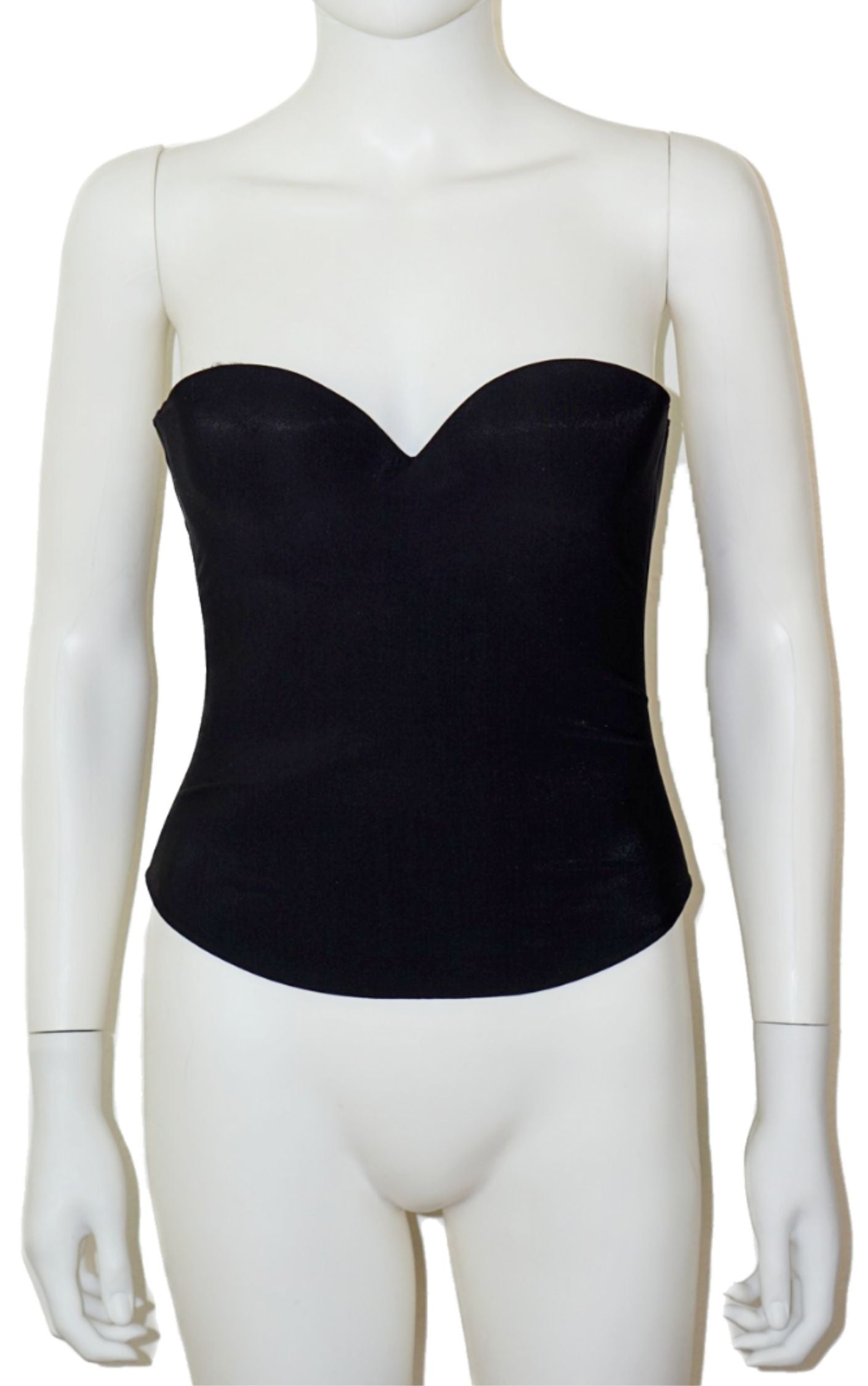 FREDERICK'S OF HOLLYWOOD Black Bustier resellum