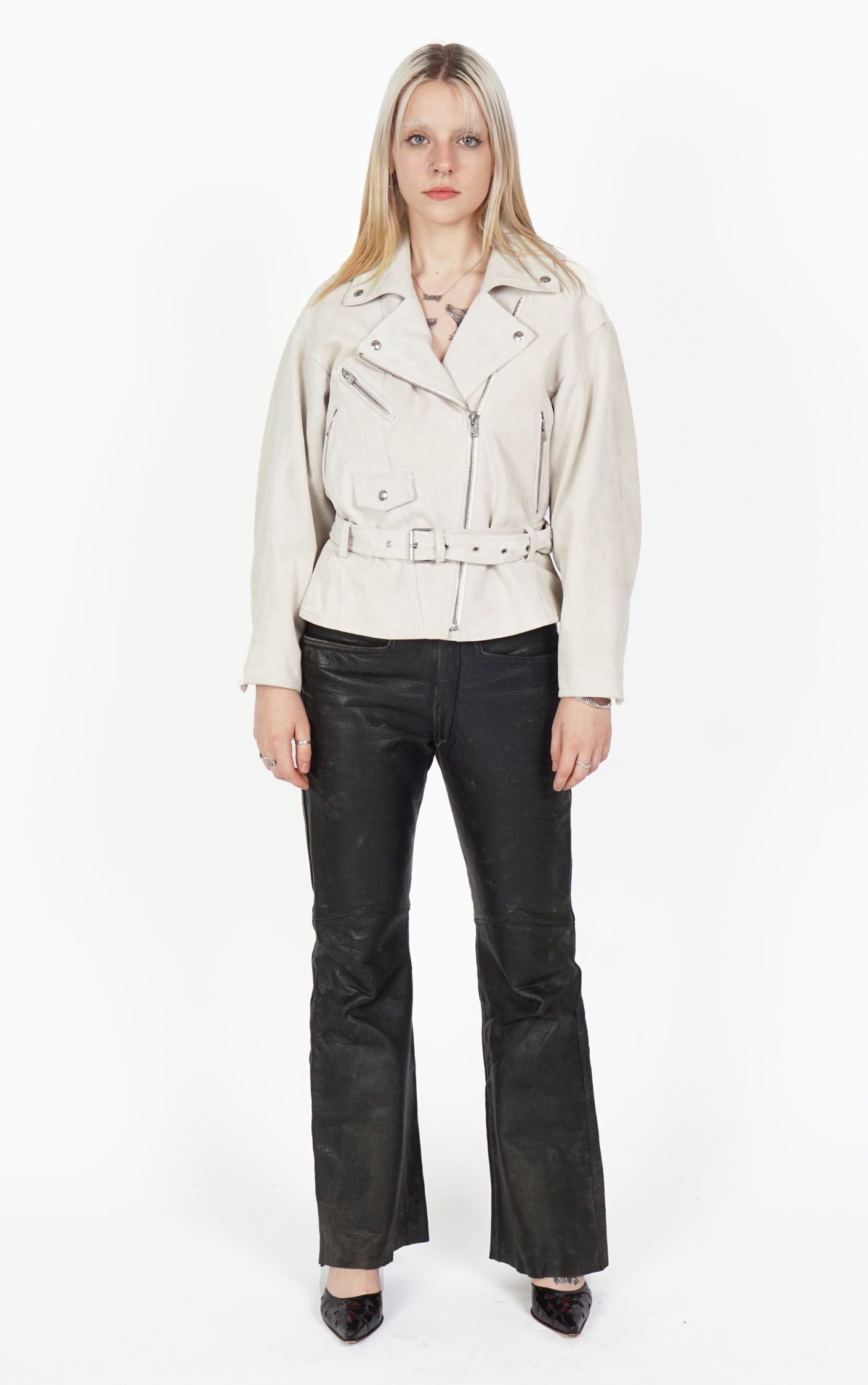 IRO Tigao Lamb Leather Biker Jacket resellum
