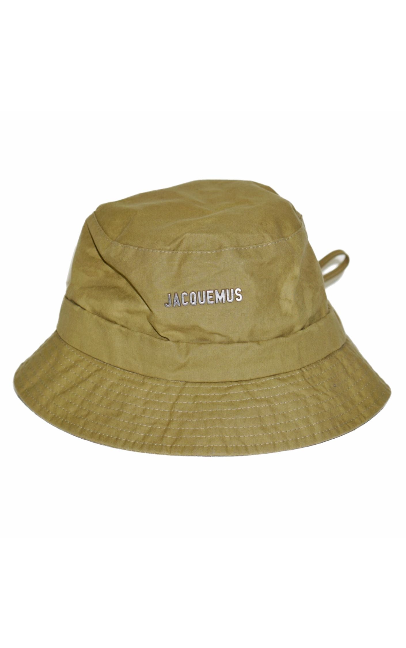 JACQUEMUS Le Bob Gadjo Khaki Panama Bucket Hat resellum