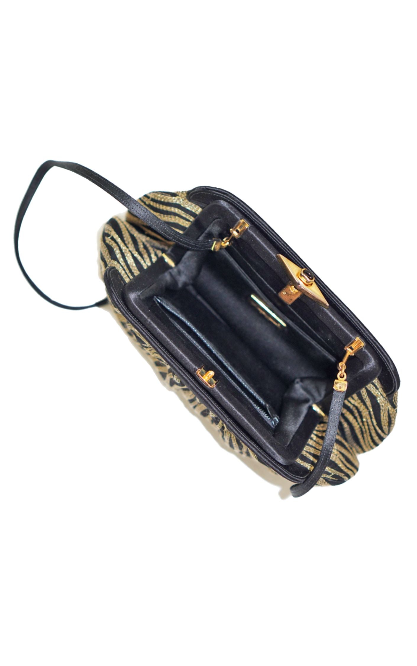 JUDITH HEIBEL Custom Gold Threads Shoulder Bag resellum