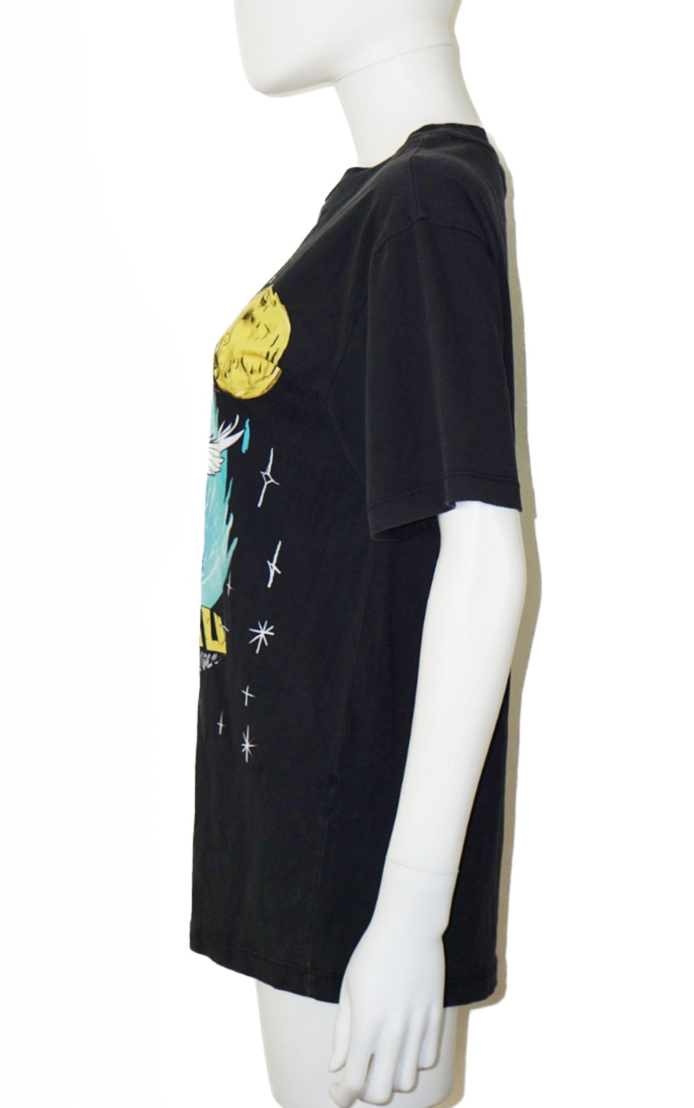 MIU MIU Fantasy Unicorn Logo Graphic T-Shirt