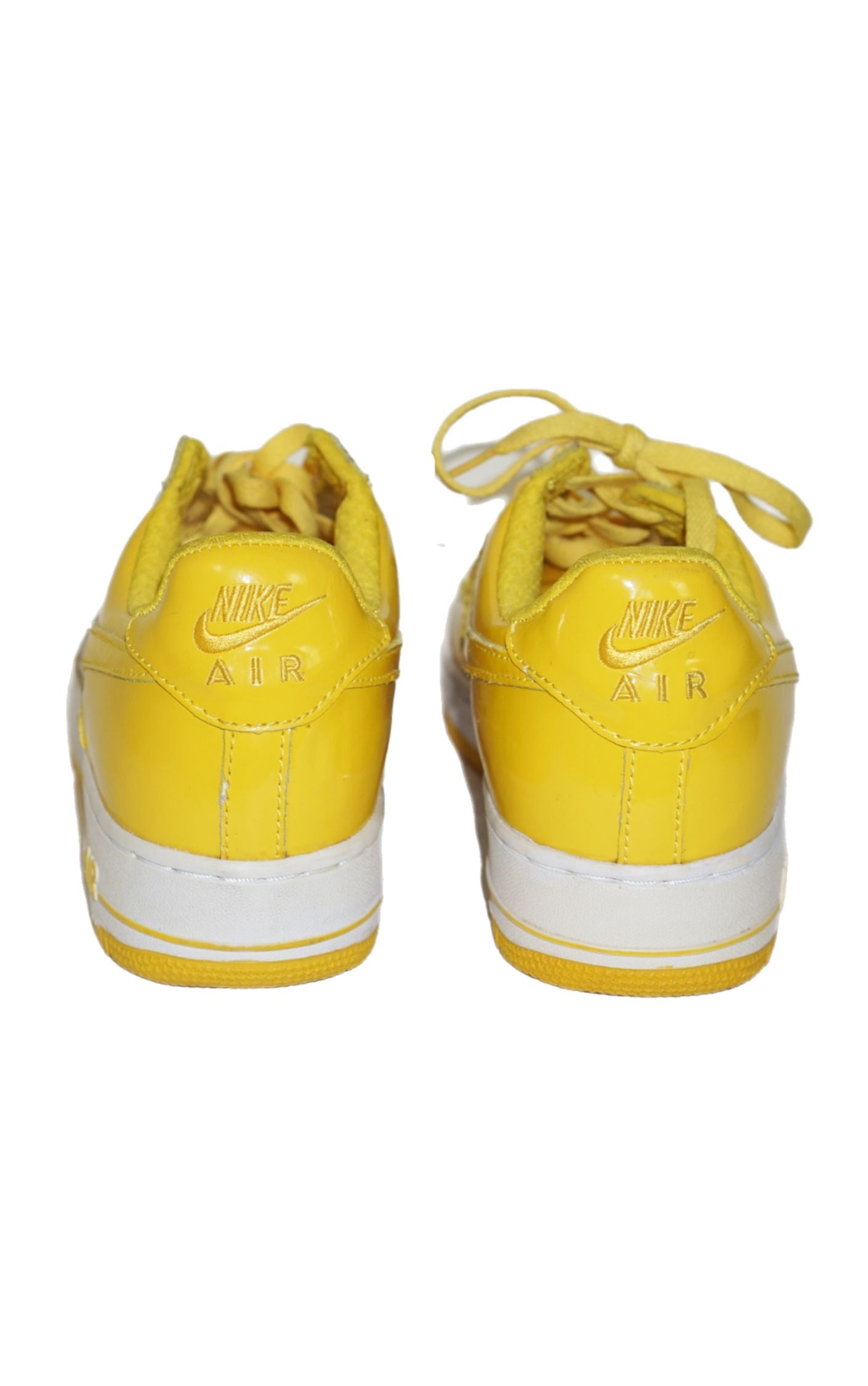 NIKE AF 1 Invisible Clear Transparent Yellow Sneakers resellum