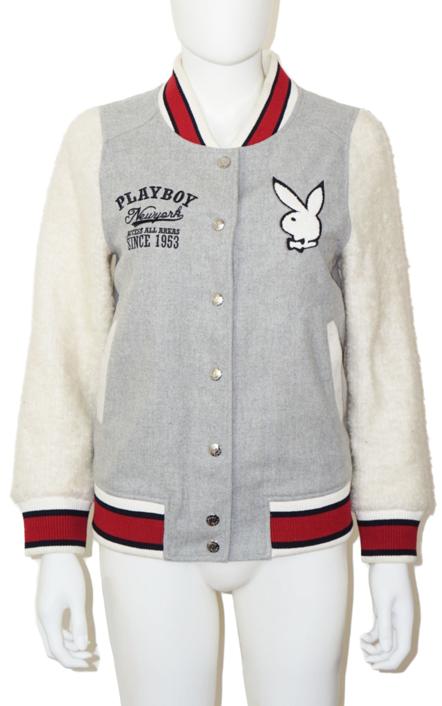 PLAYBOY New York Tweed Bomber Jacket resellum