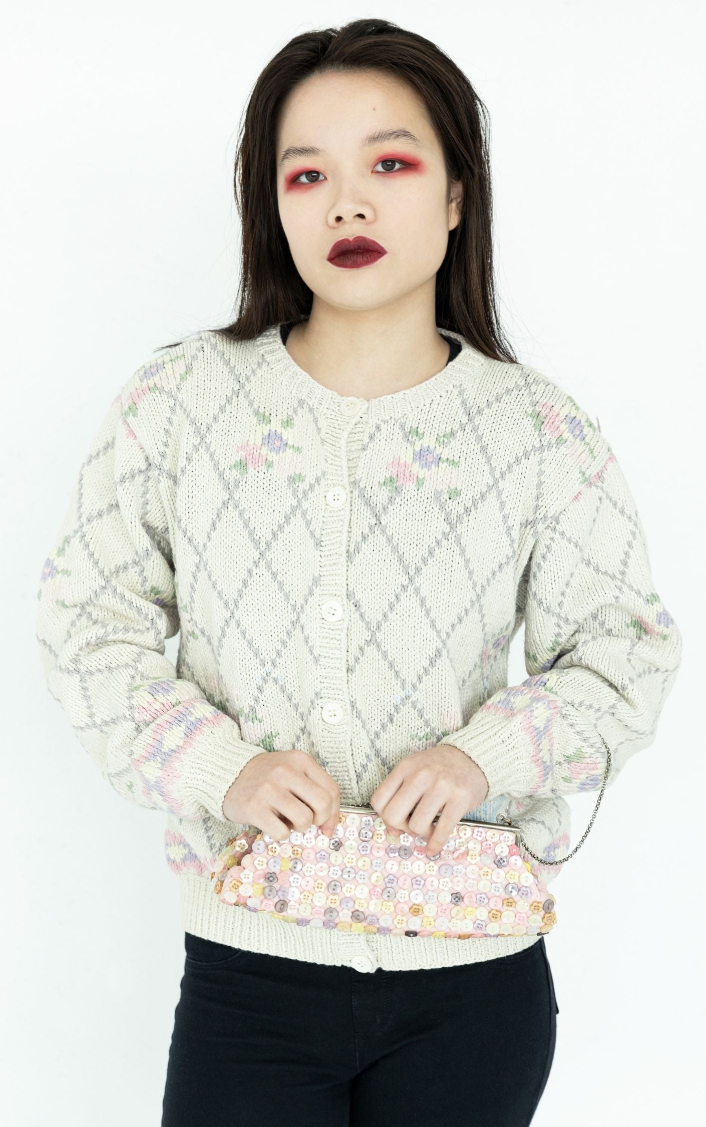 SAKS FIFTH AVENUE Pastel Cotton Cardigan RESELLUM