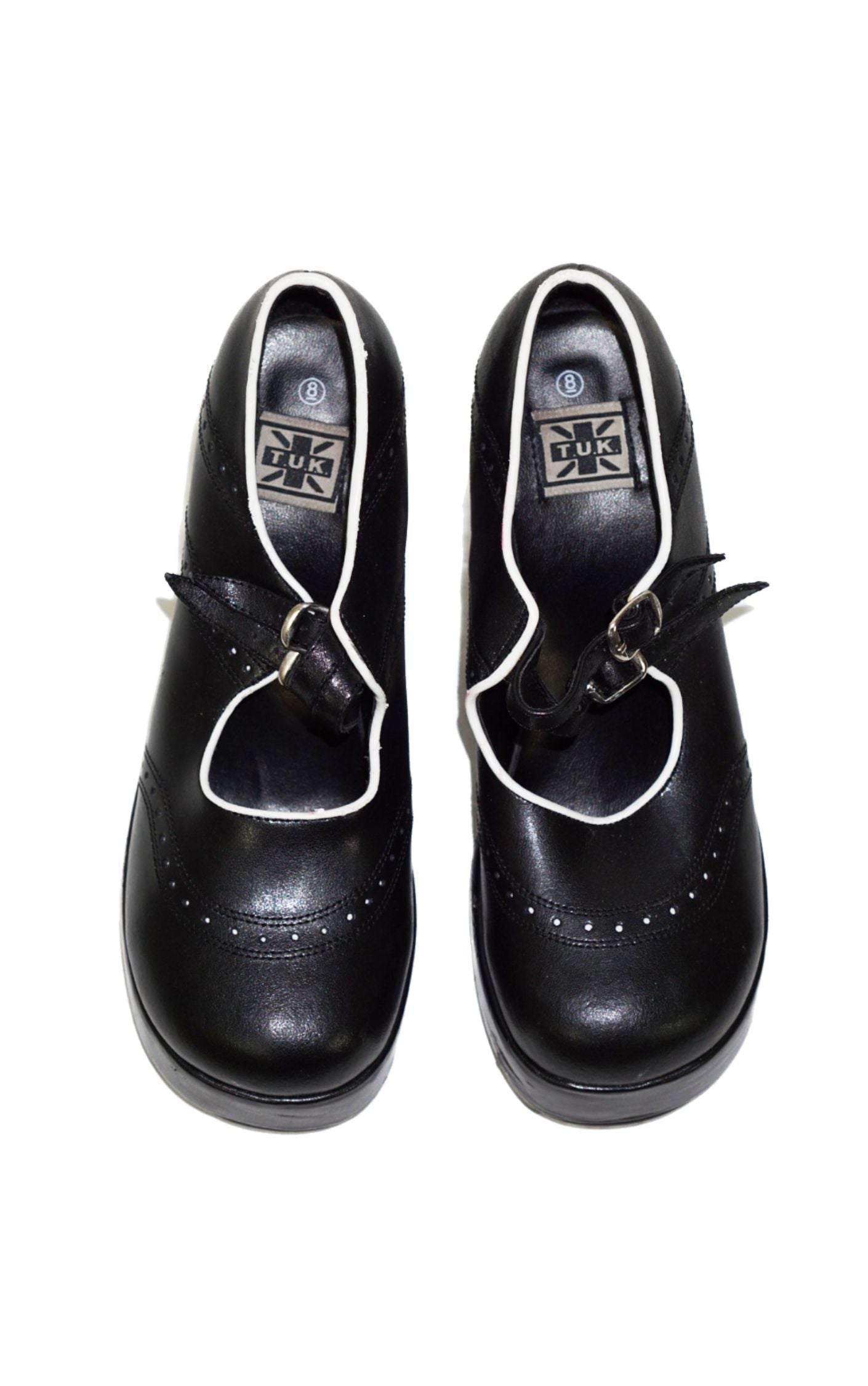 T.U.K. Gothic Lolita Heeled Mary Jane Shoes resellum