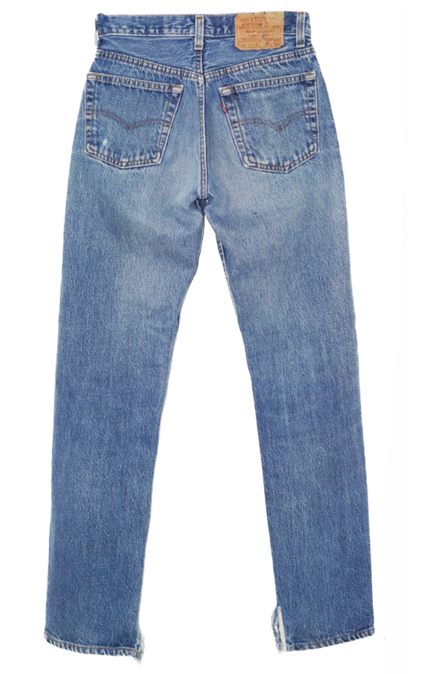 VINTAGE LEVI’S 501 90s USA Straight Jeans W 25” resellum