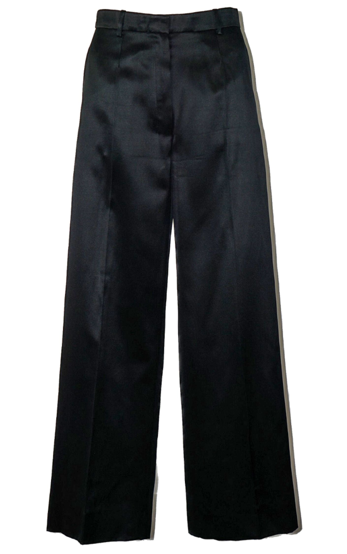 YVES SAINT LAURENT Vintage Silk Wide Leg Pants resellum
