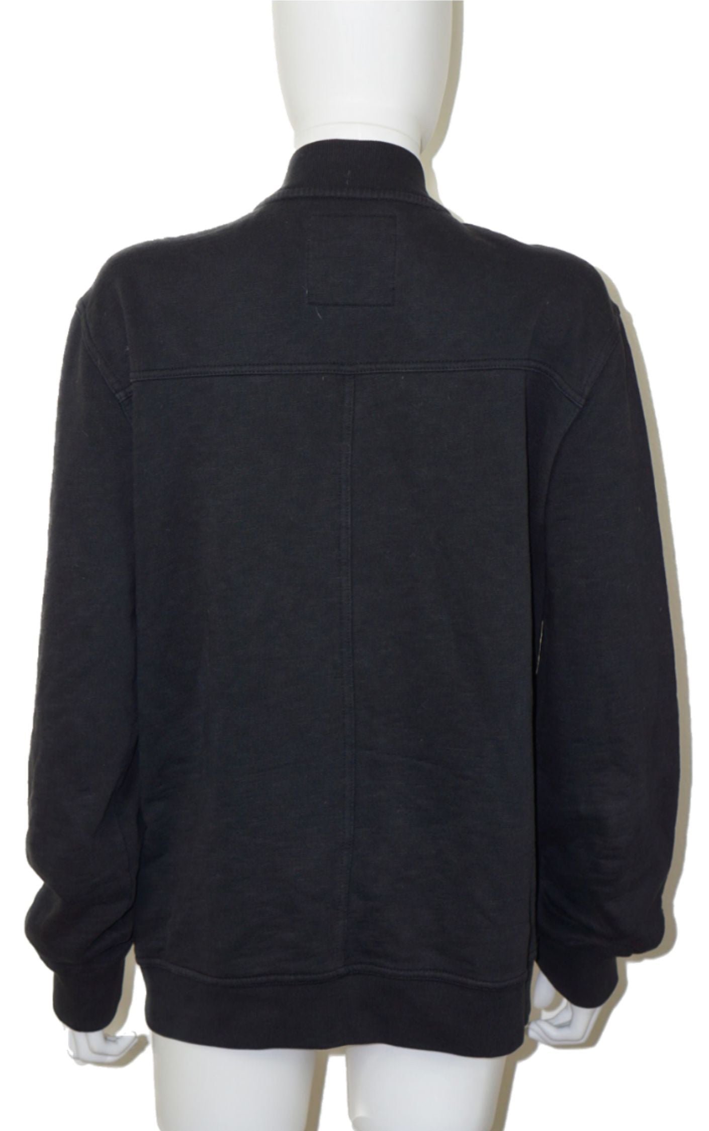 ALL SAINTS Logo Black Zip Up Sweater Jacket