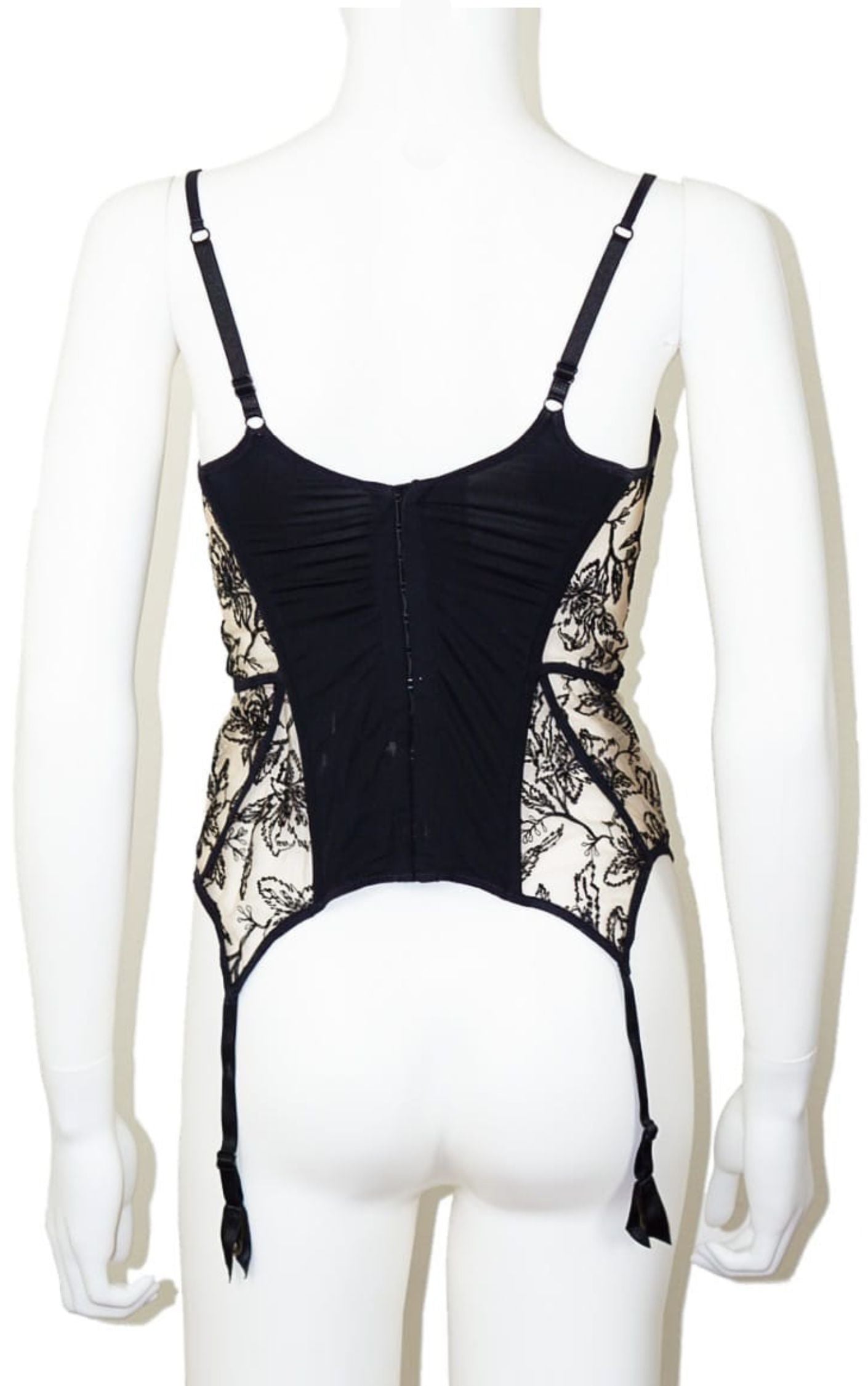 ANDRES SARDA Garter Embroidered Bustier