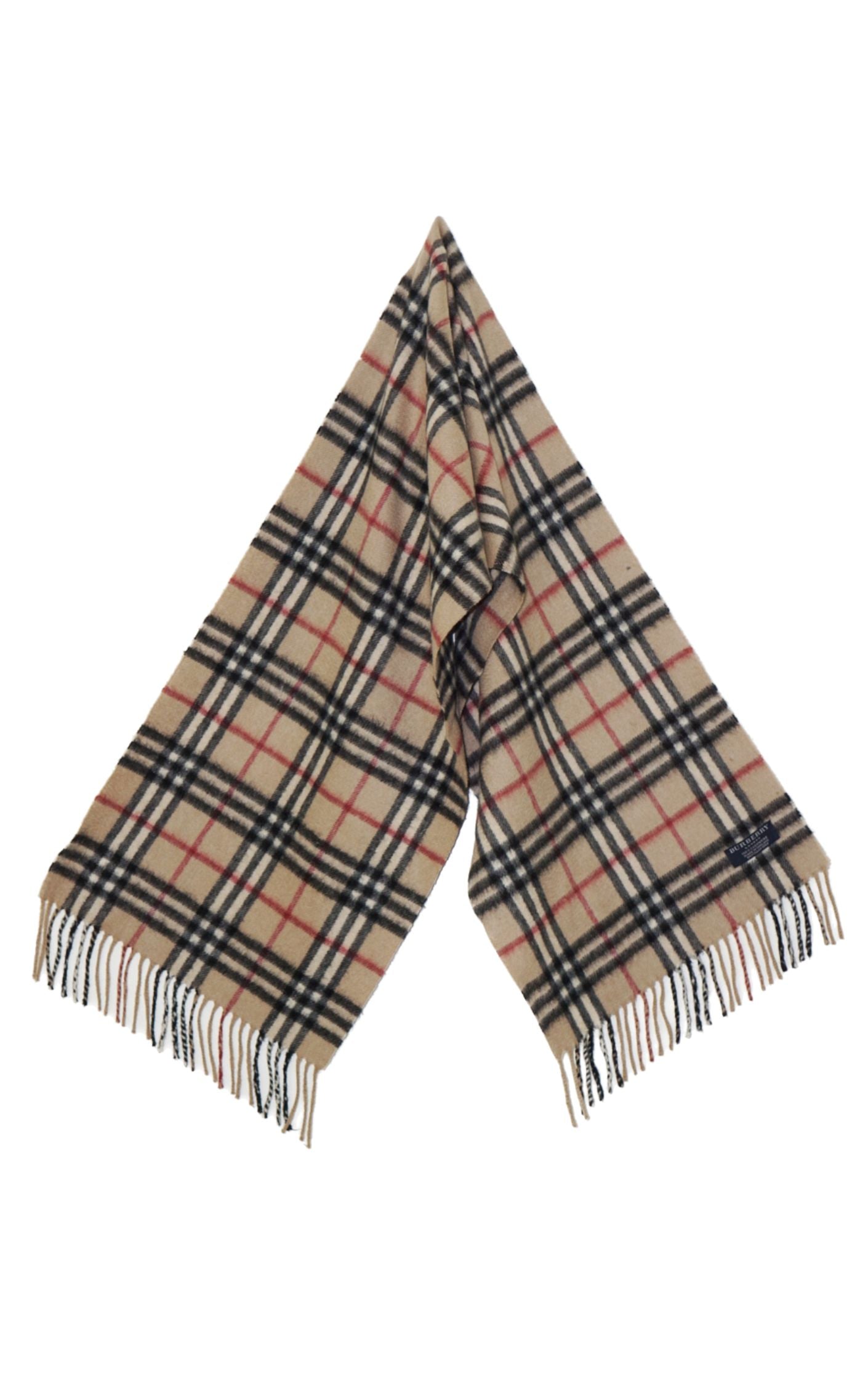BURBERRY Classic Check Cashmere Scarf
