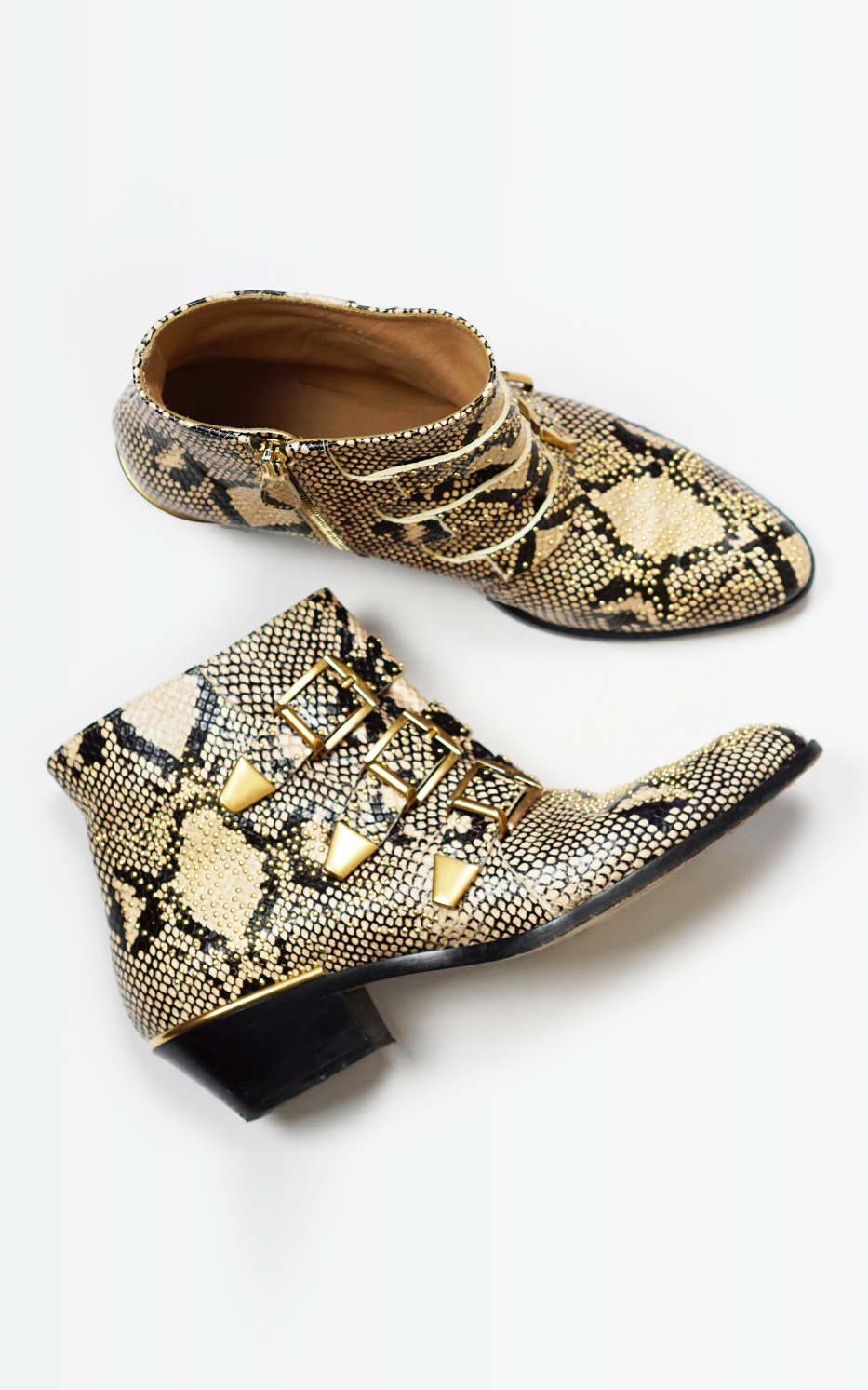 CHLOE Susanna Snake Boots