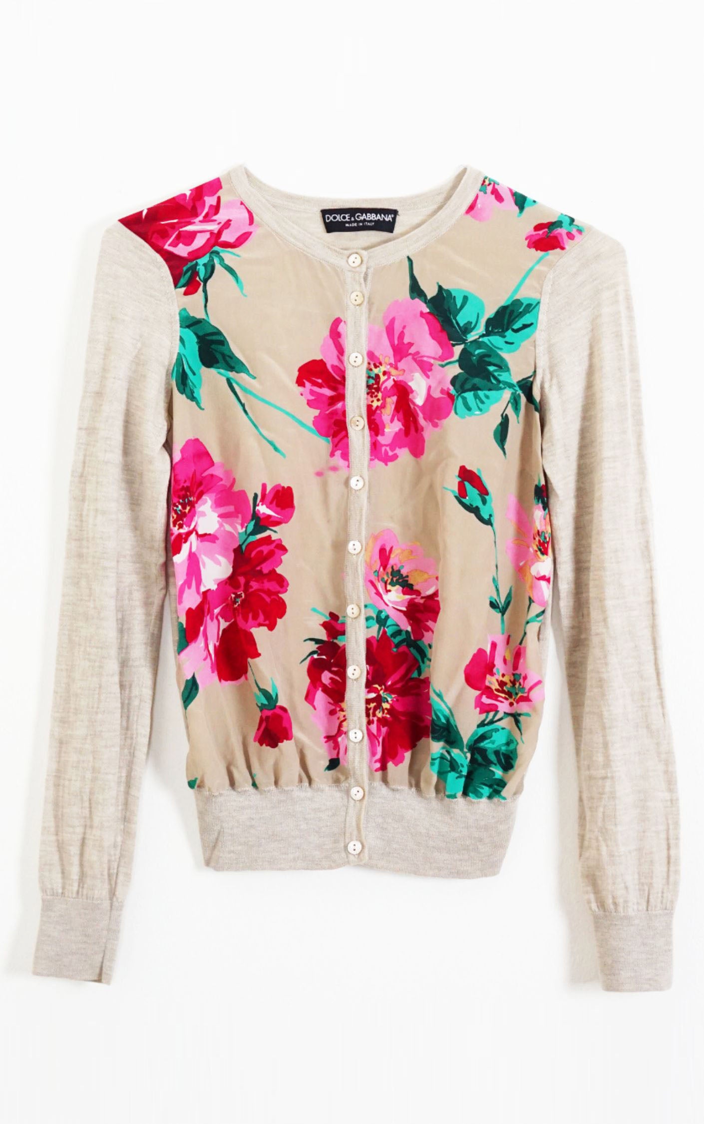 DOLCE & GABBANA Floral Cardigan