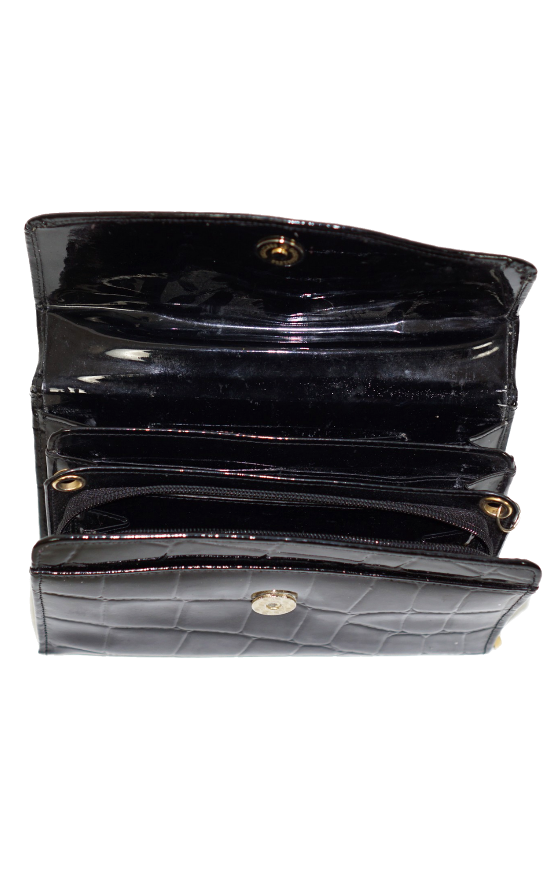 GIANNI VERSACE Vintage Medusa Black Crossbody Bag resellum