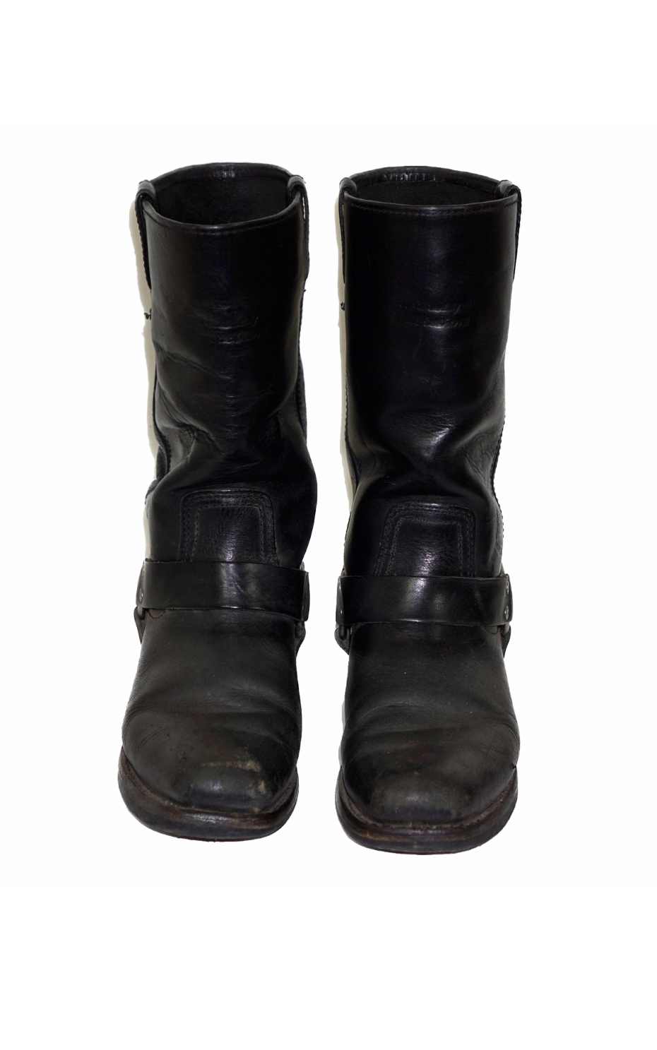 HARLEY DAVIDSON Vintage 80s Moto Leather Boots